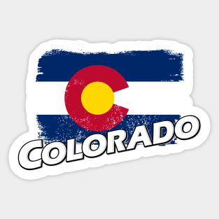 Colorado flag Sticker